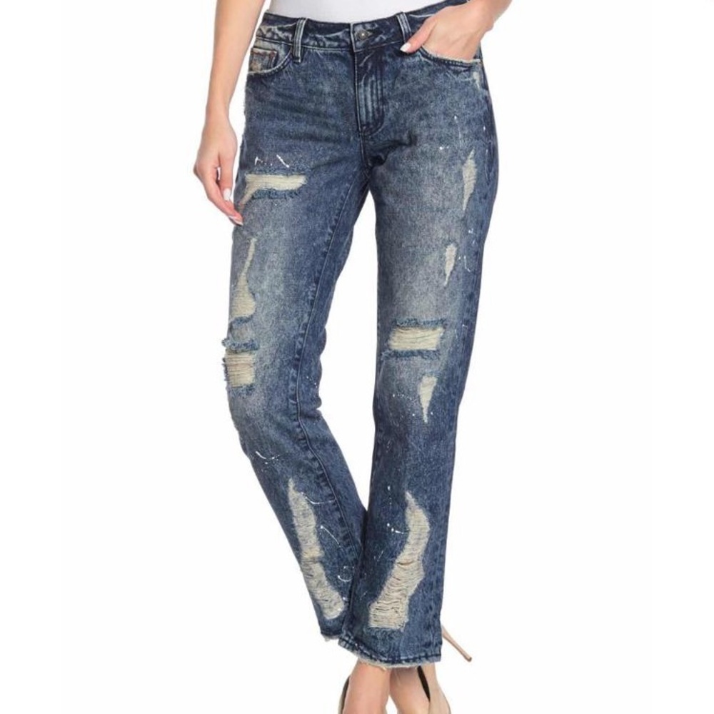 Remix by Rock Revival Slouchy Straight High Rise